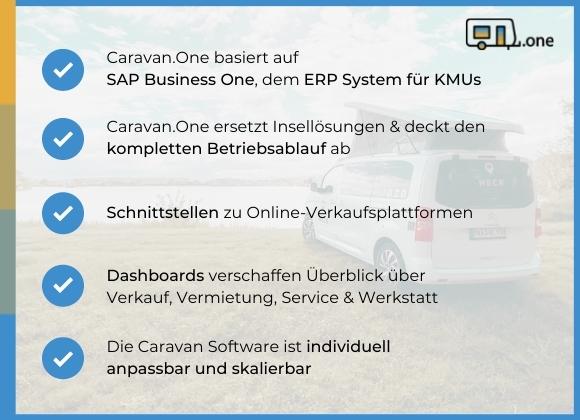 Caravan Software Überblick
