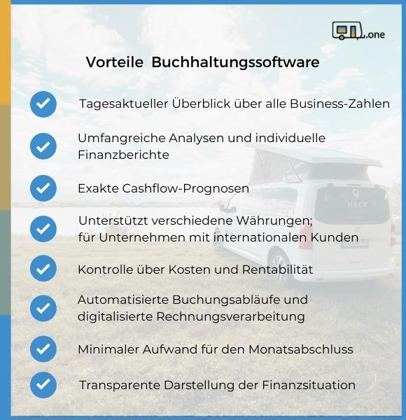 Vorteile Caravan Buchhaltungssoftware