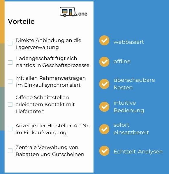 Caravan Software Vorteile Kasse