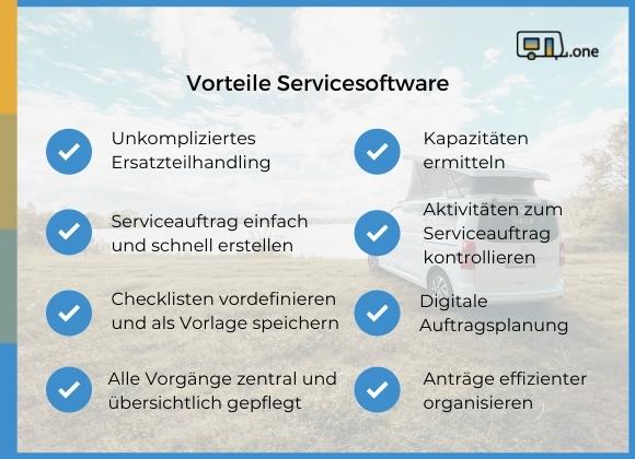Caravan Software Vorteile Service