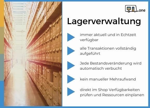 Lagerverwaltung und Kassensystem